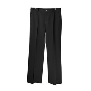 Ralph Lauren Women's Andover Pants Black Stretch Wide Leg High Rise Trousers 12